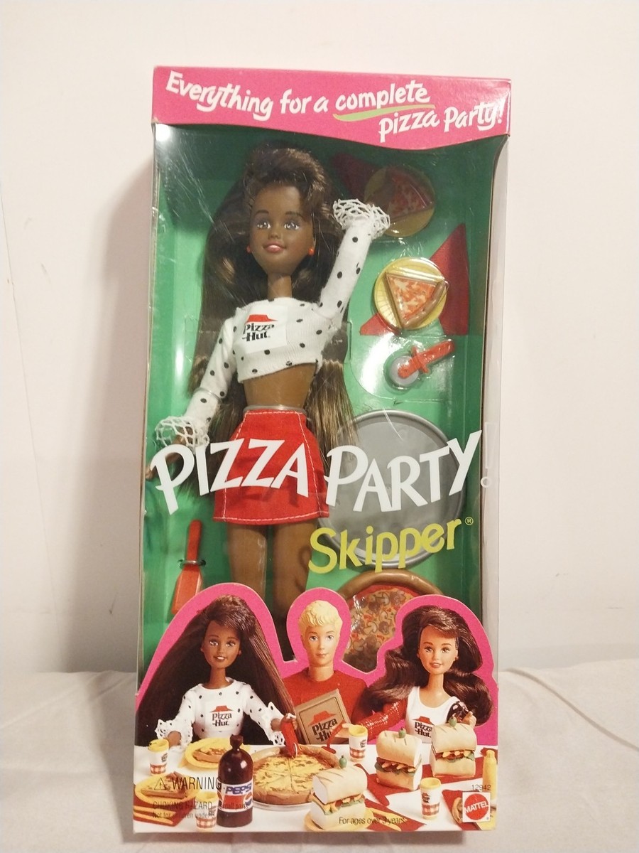 Pizza Party! Skipper Doll. Barbie. Pizza Hut Mattel 1994 #1294 NIB