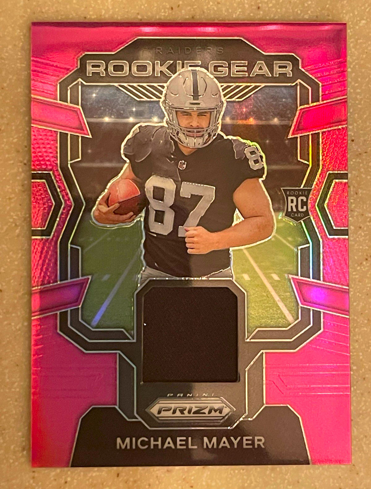 Michael Mayer Panini Prizm Rookie Gear #RGMM Pink