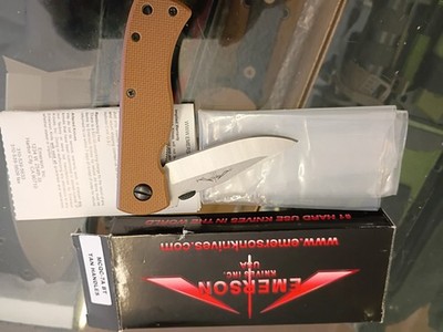 Emerson Mini Cqc-7 Tan Handles