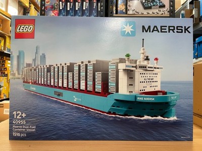 Lego 40955 Maersk Dual Fuel Container Schiff 1516 Teile werkseitig versiegelt