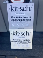 Kitsch Strengtheing Rice Water Protein Bars for Growth: Shampoo & Conditioner