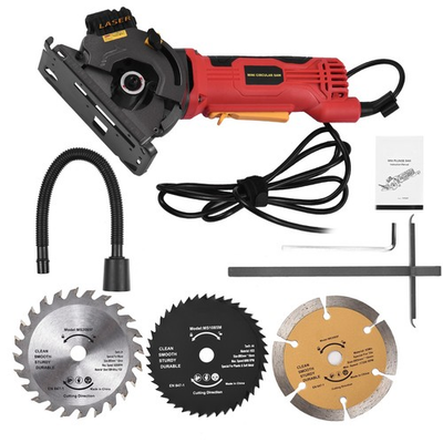 #ad Mini Circular Saw with Laser Guide 580W 4.8A 3700RPM Compact Circular Saw $48.43