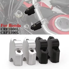 For HONDA CRF1100L CRF1000L CNC Handlebar Riser Handle Bar Mount Clamp Adapter