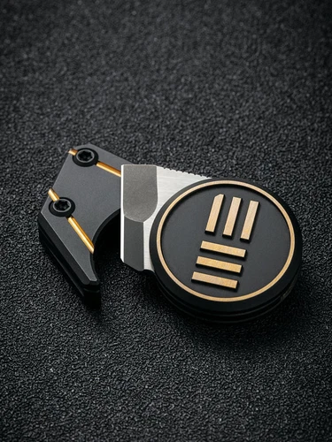 WE Knife Quark Black & Gold WKCWE200211