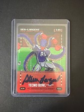 Sea-Largent Steve Auto Tecmo Bowl Bo Jackson Battle Arena ink 145 Brawl SLA9