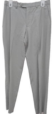 $585 ARMANI Wool Dress Pants Olive Sage Green Normcore ITALY Career Mens SZ 30