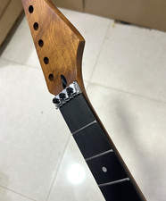 AAA 22Fret Roasted Flame Maple Guitar Neck DIY parts rosewood Satin Locking nut