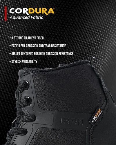 RIDEIRON Motorcycle Shoes for Men, CE Certified, Thickened AntiSlip Sole, Bre... image 5
