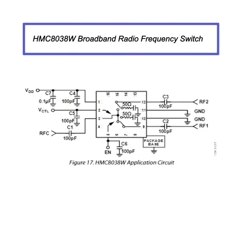 1PCS HMC8038W RF Switch Single-Pole Double-Throw RF Switch Microwave Switch New - Image 3 of 4