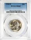 1942-S Washington Quarter PCGS MS 65  #GA6-18