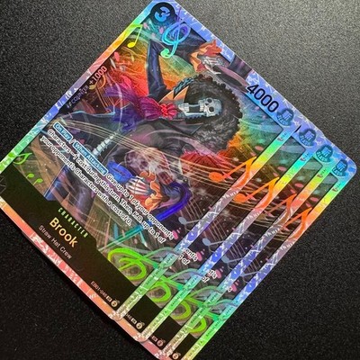 4X Brook EB01-046 SR ONE PIECE Tcg Card Game NM Black | eBay