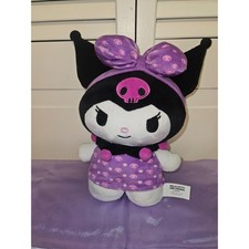Sanrio Hello Kitty and Friends Kuromi Plush Purple Skull Dress Jester Hat 8in