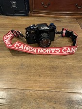 VINTAGE Canon F-1 35mm Film Camera w FD 50/1.8 Lens.READ.