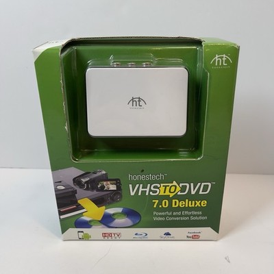 Honestech VIDBOX VHS to DVD 7.0 Deluxe Video Capture Kit Open Box Untested