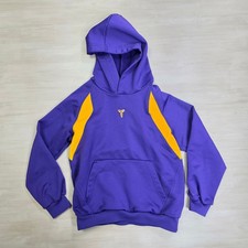 Nike Kobe Mamba Mentality Therma-Fit Hoodie Purple Yellow Kids Size Large