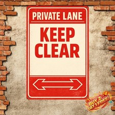 No Parking Arrow Business Metal Sign Weatherproof Aluminum 8x12