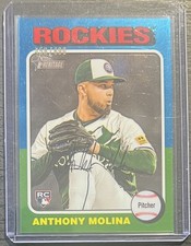 2024 Topps Heritage Chrome #641 Anthony Molina #/699 Rookie RC⚡️