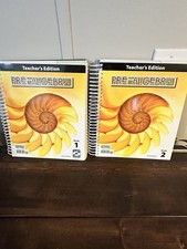 BJU Press - Pre Algebra Grade 8 - 2nd Ed Student Text/Work Book, Teacher's 1&2