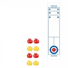 Table Curling Set Interactive Tabletop Curling Game Portable for Party