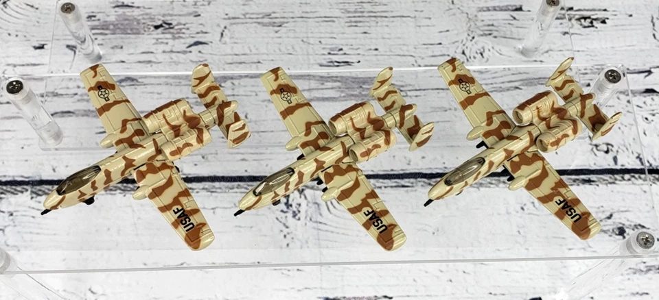 Matchbox 1989 A-10 Fairchild Thunderbolt Desert Camouflage SB-32 Lot of 3 - Image 2 of 3