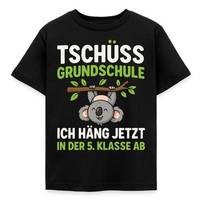 Tschüss Grundschule Koala 5. Klasse Kinder T-Shirt