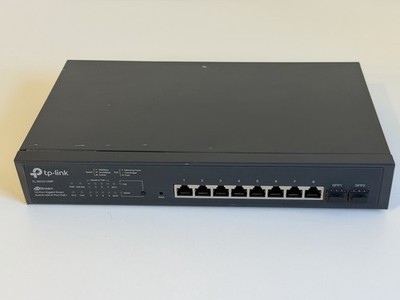 TP LINK TL-SG2210MP JetStream 10-Port Gigabit Smart PoE Switch 8-Port Ears Rack