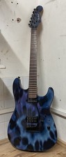 Fender Showmaster Stratocaster Tie-Dye Hippy Blue  Electric Guitar