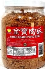 KIMBO Brand Pork Sung Cooked Dried Pork Product 18 oz~ Product of USA~07/2026