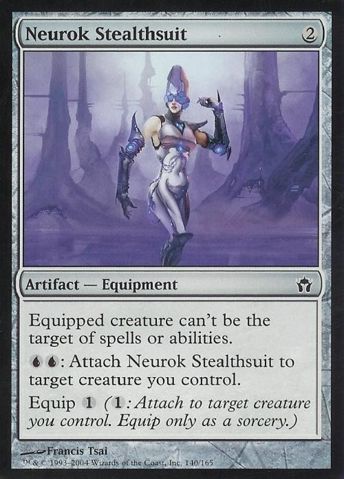 MTG English Neurok Stealthsuit NM Foil Fifth Dawn