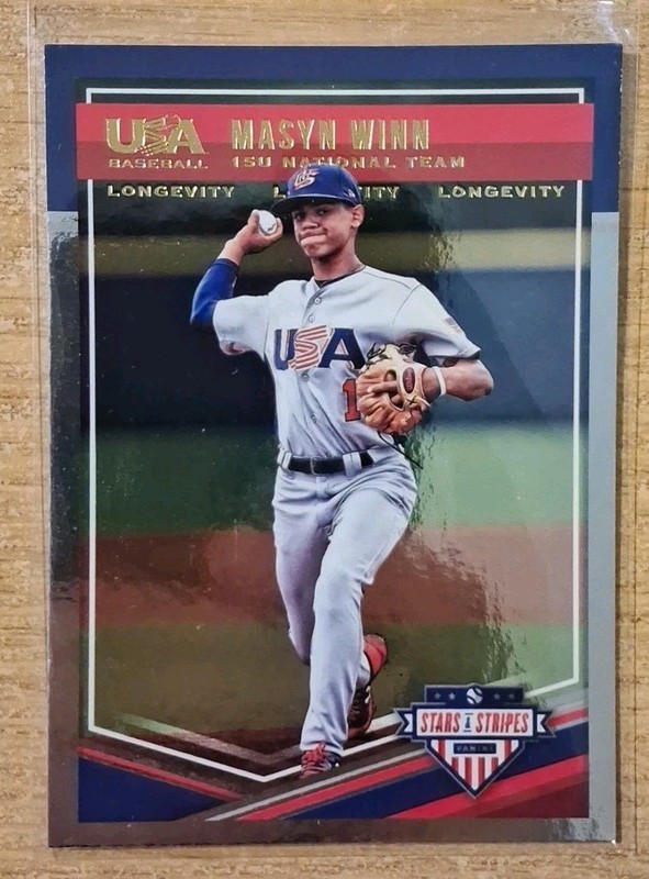 2018 PANINI STARS & STRIPES LONGEVITY MASYN WINN 15U #60 ST. LOUIS CARDINALS 