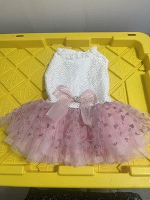 Female Dog Princess Dress XL Pet Clothes Pre-owned Excellent Condition L 17 