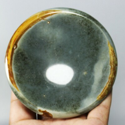 Wow ! Natural Polychrome Jasper Quartz Crystal Bowl Reiki Healing