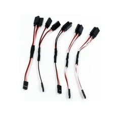 5pcs 12in Universal Servo Y-Harness Heavy Duty 22AWG