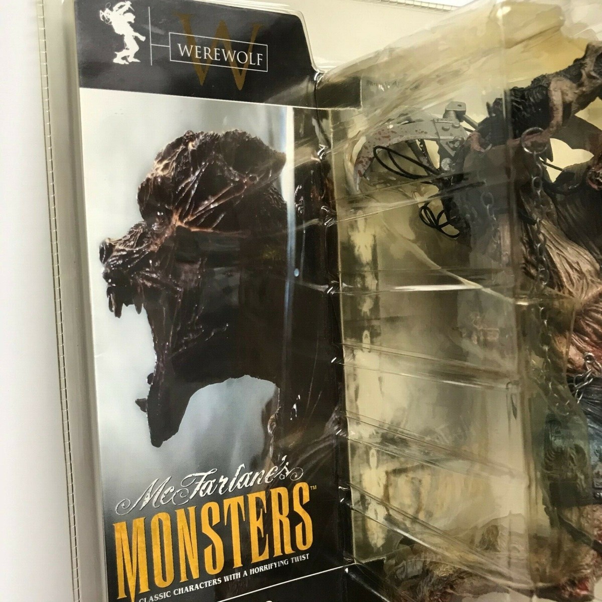 【激レア新品】DEATHGRIPGLOVE Werewolf 1910 Lサイズ 2002 Spawn McFarlane's Toys Monsters WEREWOLF Action Figure