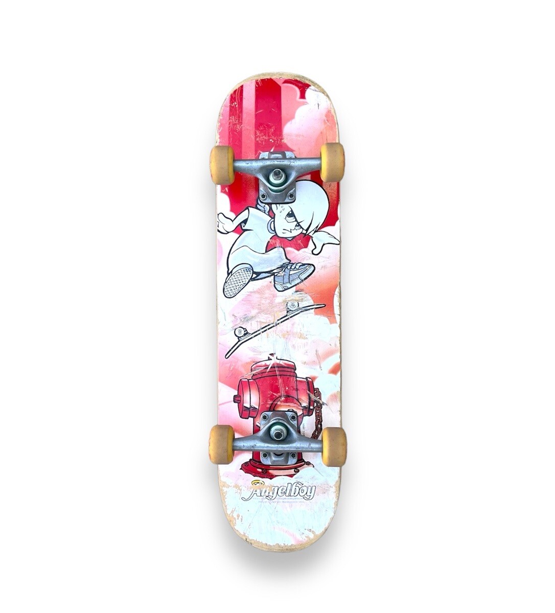 希少 90s Mark Gonzales × Powell スケートボード KROOKED MARK GONZALES FAMILY AFFAIR 9.81 x 32.