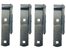 HINGE 4 PACK Screw Hook And Strap - - 6" x 1-1/4" Steel Zinc Plated