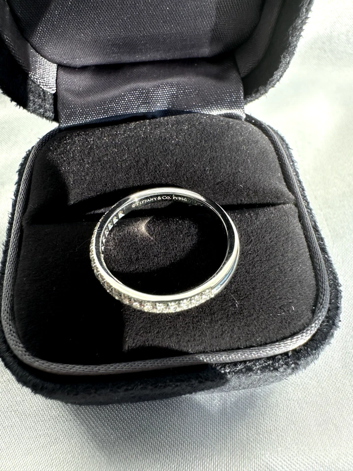 Tiffany & Co. Soleste 半永恒铂金表带 0.17 Ctw 女式 | 5.5 码 — 第 4/4 张图片