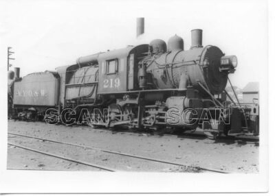 ODD529 RP 1940 NYO&W ONTARIO & WESTERN RAILROAD 280 LOCO #219