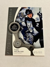 2005-06 SP GAME USED TIMO HELBLING 875/999 AUTHENTIC ROOKIE #127 LIGHTNING A5