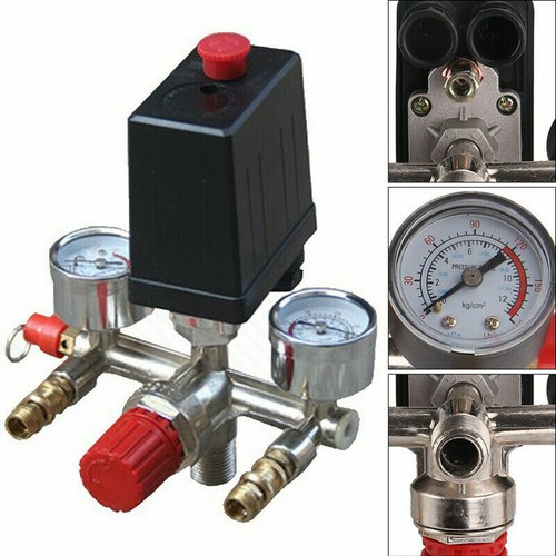 Air Compressor Pressure Control Switch Valve Manifold Regulator w