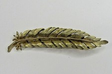 VTG Gold Tone Leaf Hair Barret