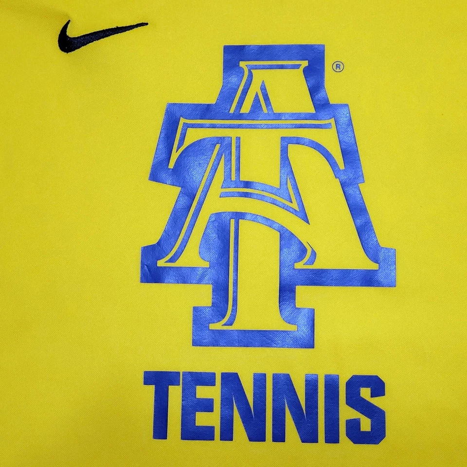 TEAM ISSUED Nike Dri-Fit North Carolina A&T Aggies tennis shirt WOMEN'S MEDIUM M - Image 2 of 4
