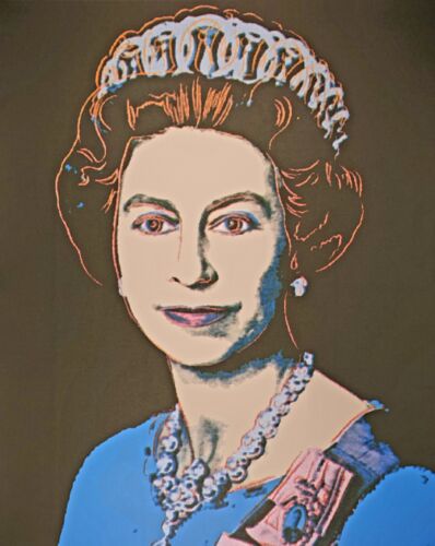 Andy Warhol, Queen Elizabeth II, Plate Signed Lithograph - Picture 1 of 12