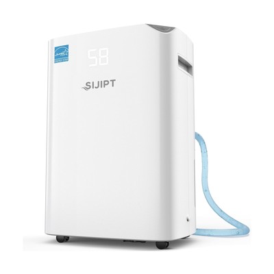 Dehumidifier for Basement with Drain Hose, 100 Pint 6,000 Sq. Ft Energy Star ...