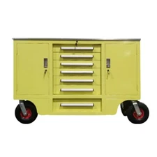 Chery 54 Inch Heavy Duty Mobile Workbench 7 Drawers Rolling Tool Storage Cabinet