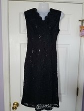 Womens bodycon lace dress size 4
