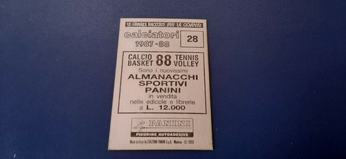 Figurine Calciatori Panini 1987/88 con velina - Scegli dall'elenco da 1 a 303 - Imagen 33 de 263