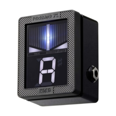 Korg Pitchblack XS PB-XS Compact Pedal Tuner Black Ultra Buffer for Guitar/Bass
