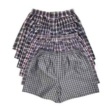 3 or 6 Pack Men Spak Boxer Trunk Lot Breathable Shorts Checkered Underwear Brief