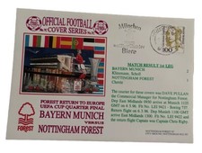 Bayern Munich V Nottingham Forest 3rd March 1996  First Day Cover